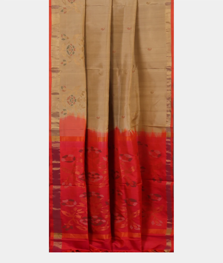 Beige Uppada Silk Saree T3661262