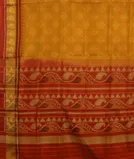 Yellow Patola Silk Saree T3154904