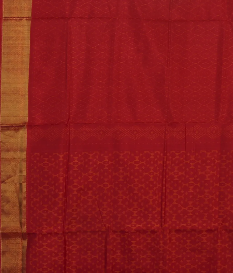 Red Patola Silk Saree T3880404