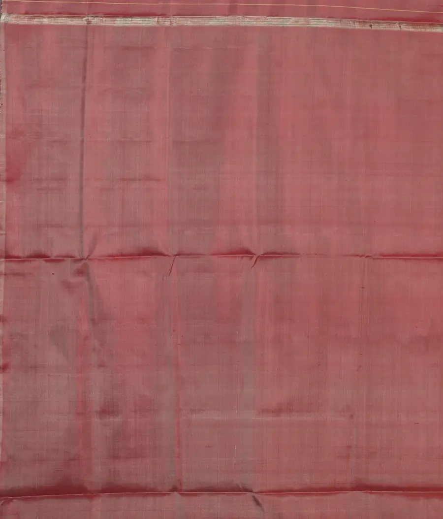Coral Pink Patola Silk Saree T4432133