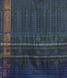 Peacock Blue Patola Silk Saree T4558004