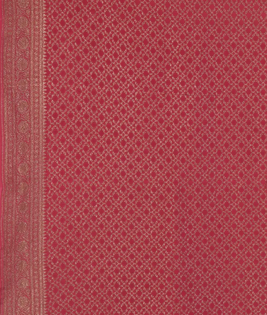 Cream Mysore Crepe Silk Saree T3464603