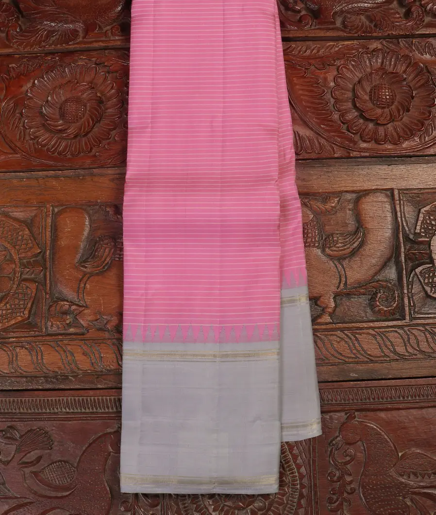 Pink Handwoven Kanjivaram Silk Saree T454627-image