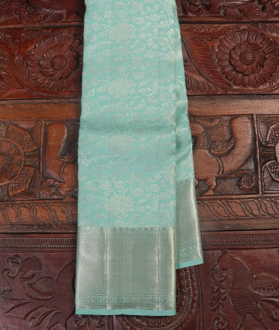 Blue Handwoven Kanjivaram Silk Saree T452473-image