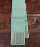 Blue Handwoven Kanjivaram Silk Saree T4524731