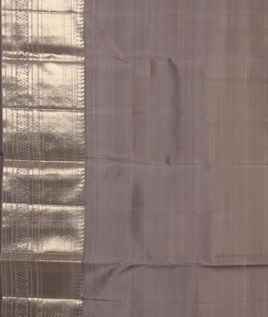Grey Handwoven Kanjivaram Silk Saree T4524803
