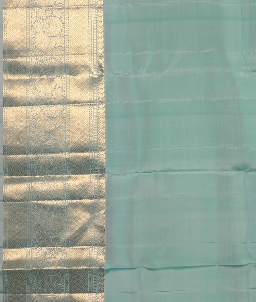 Blue Handwoven Kanjivaram Silk Saree T4556933