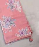 Pink Georgette Silk Embroidery Saree T4517161