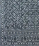 Blue Georgette Silk Embroidery Saree T4533244