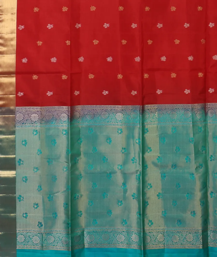 Red Soft Silk Saree T4047244