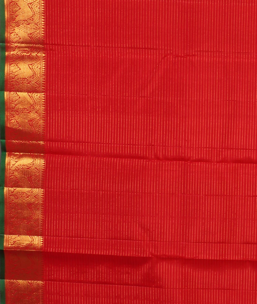 Red Handwoven Kanjivaram Silk Saree T3976963