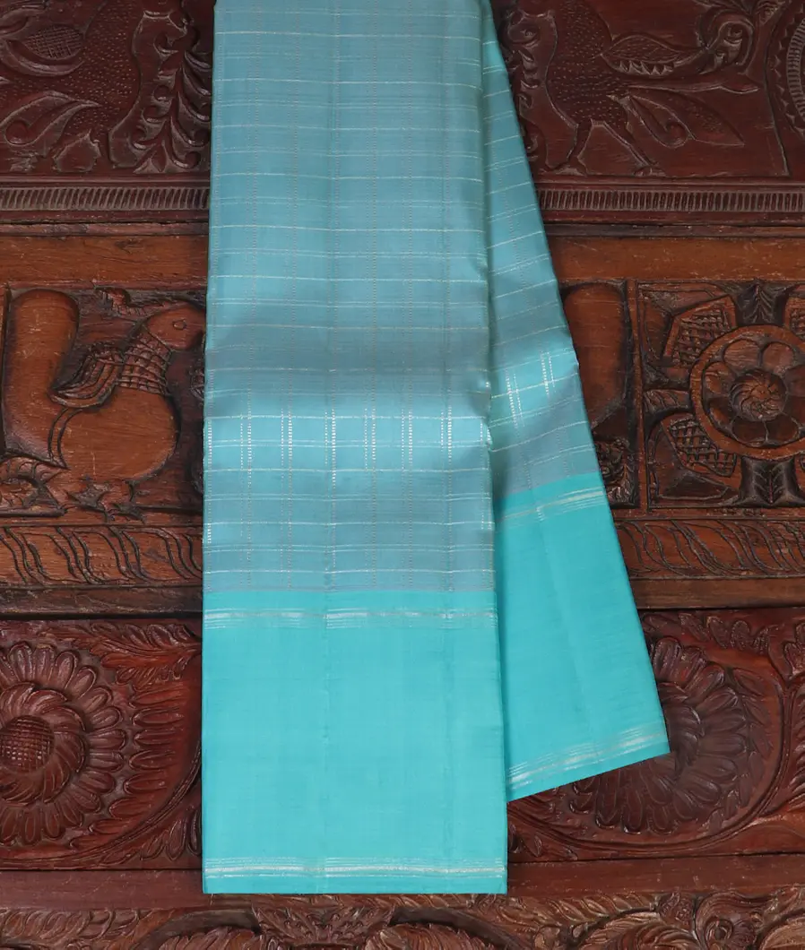 Blue Handwoven Kanjivaram Silk Saree T456350-image