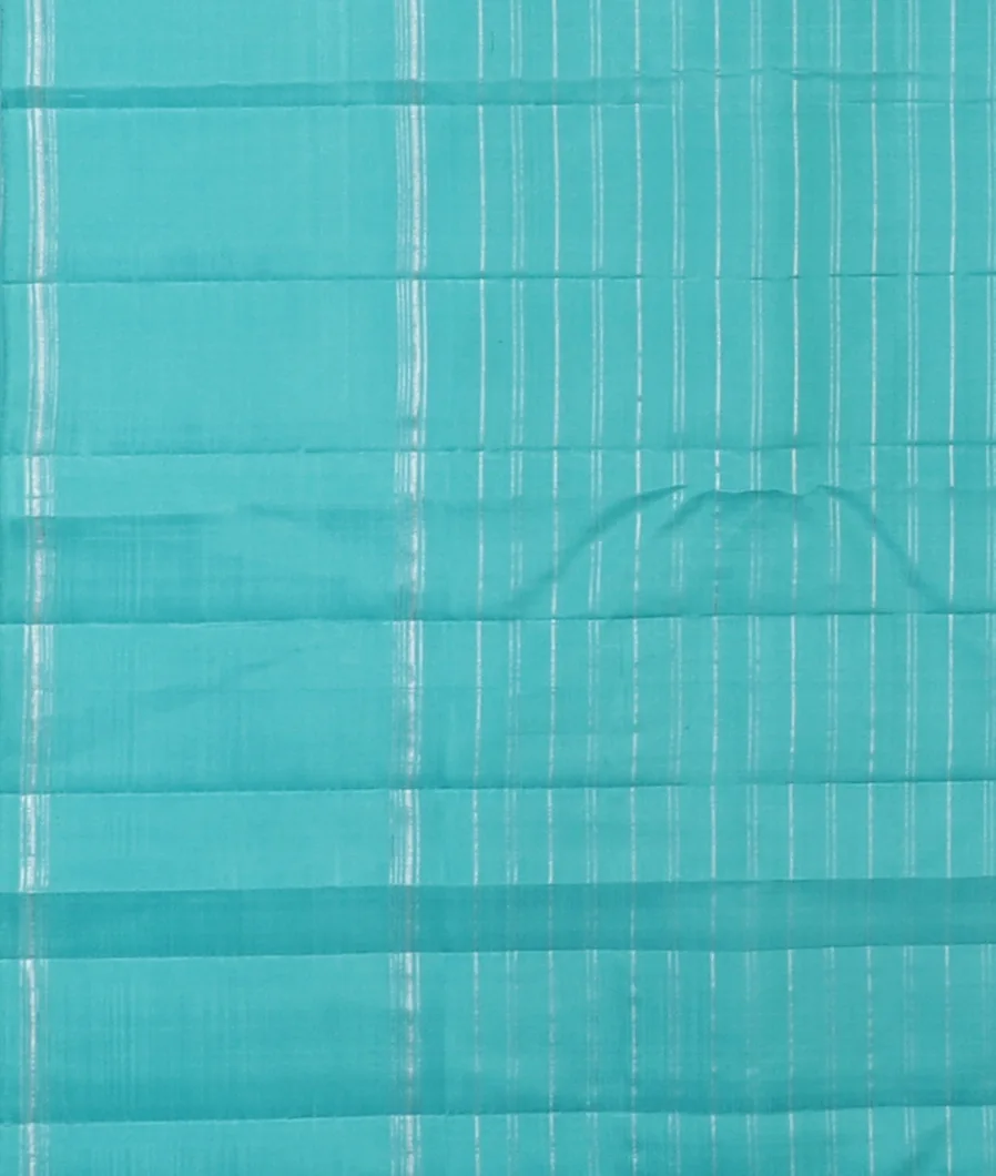 Blue Handwoven Kanjivaram Silk Saree T4563503