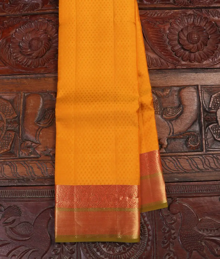 Yellow Soft Silk Saree T438195-image