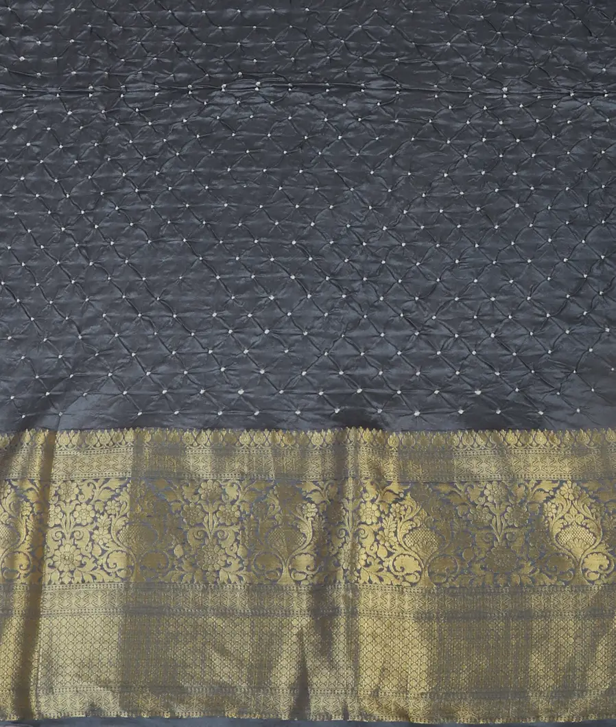 pink Bandhani Chaniya Silk Saree T4197073