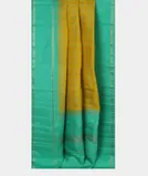 Yellow  Handwoven Kanjivaram Silk Saree T4546352