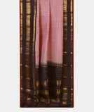 Pinkish Lavender Handwoven Kanjivaram Silk Saree T4482012