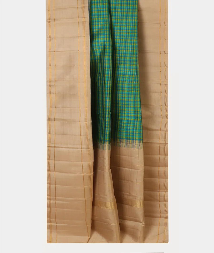 Multicolour Handwoven Kanjivaram Silk Saree T4563512