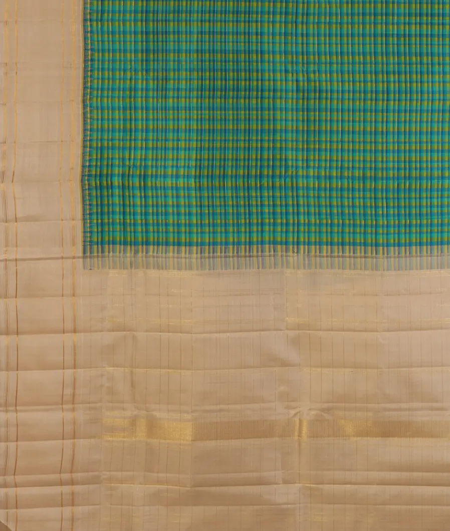 Multicolour Handwoven Kanjivaram Silk Saree T4563514