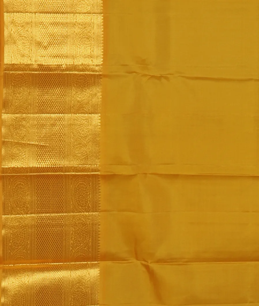 Green Handwoven Kanjivaram Silk Saree T4484923