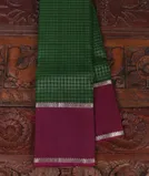 Green Handwoven Kanjivaram Silk Saree T4375981