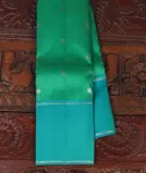 Green Handwoven Kanjivaram Silk Saree T4545891