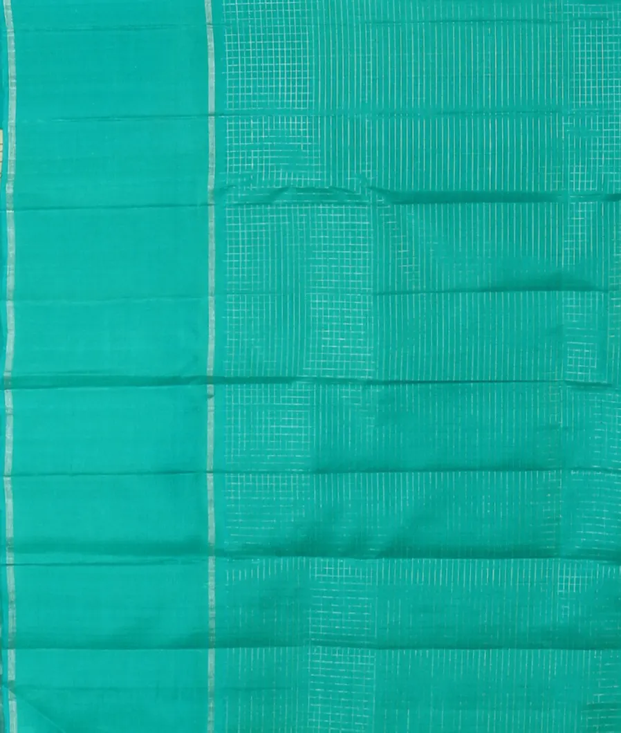 Green Handwoven Kanjivaram Silk Saree T4545893