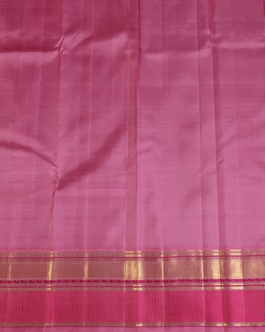 Light Blue Handwoven Kanjivaram Silk Saree T4481023