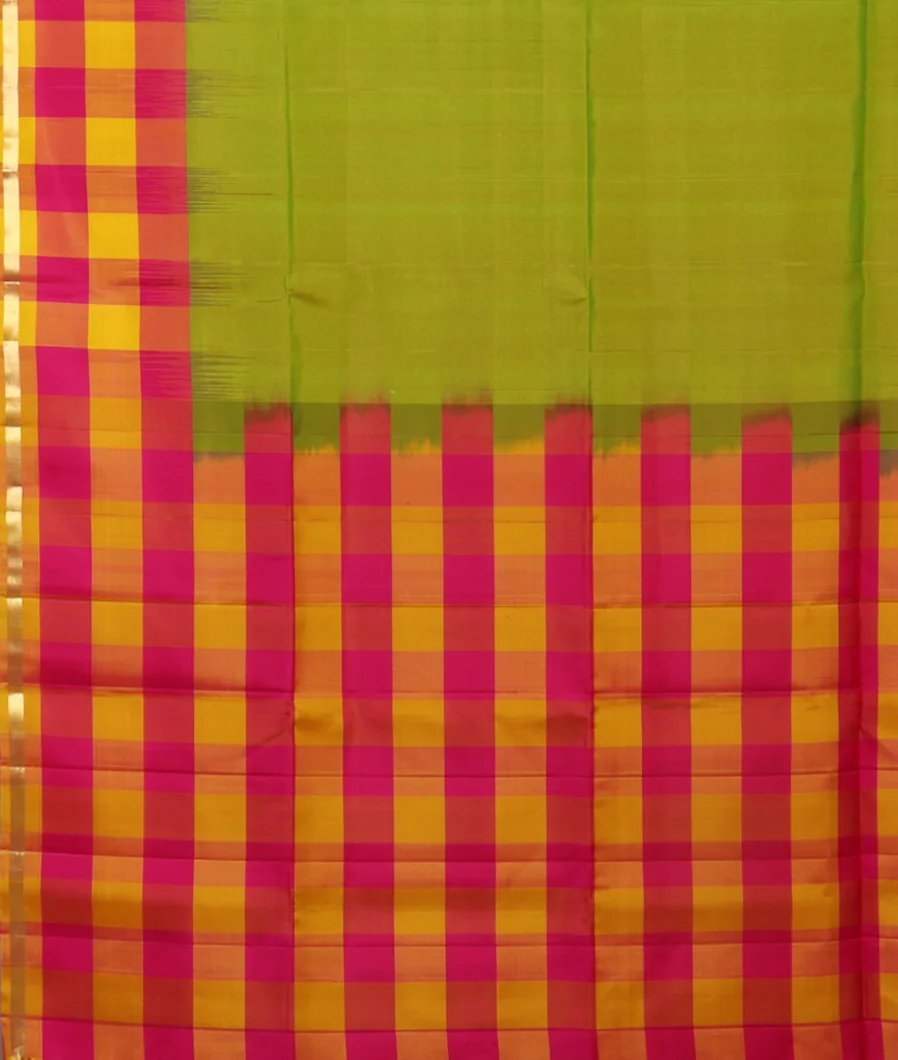 Green Soft Silk Saree T4425714