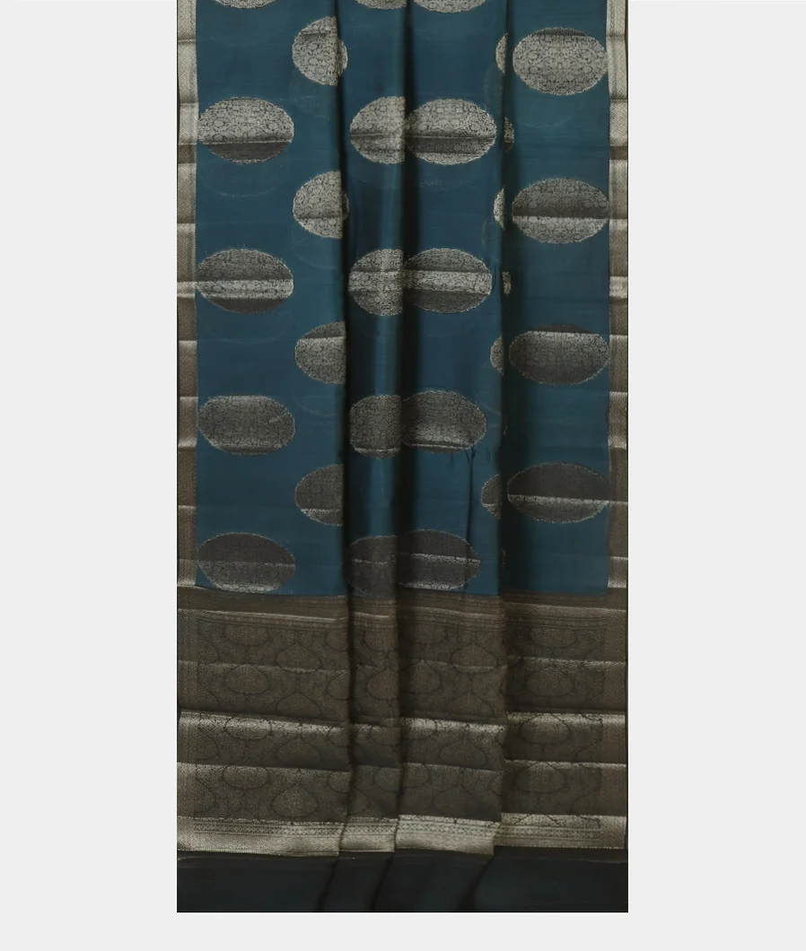 Blue Chaniya Silk Saree T4558882