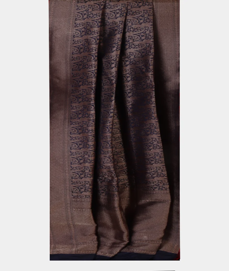 Blue Banaras Silk Saree T4576162