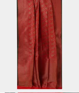 Red Banaras Silk Saree T4576022