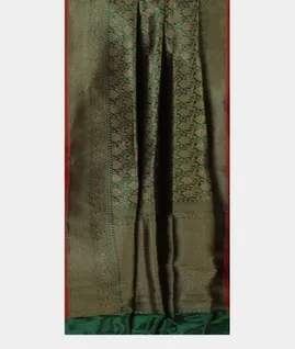 Green Banaras Silk Saree T4576002