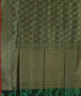 Green Banaras Silk Saree T4576004