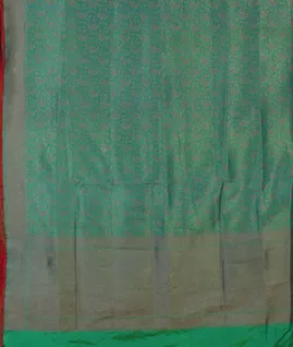 Green Banaras Silk Saree T4557194