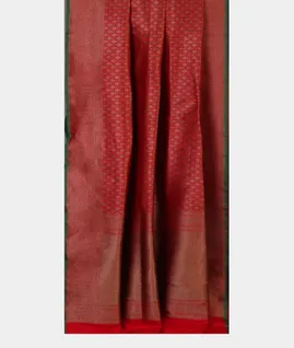 Red  Banaras Silk Saree T4557402