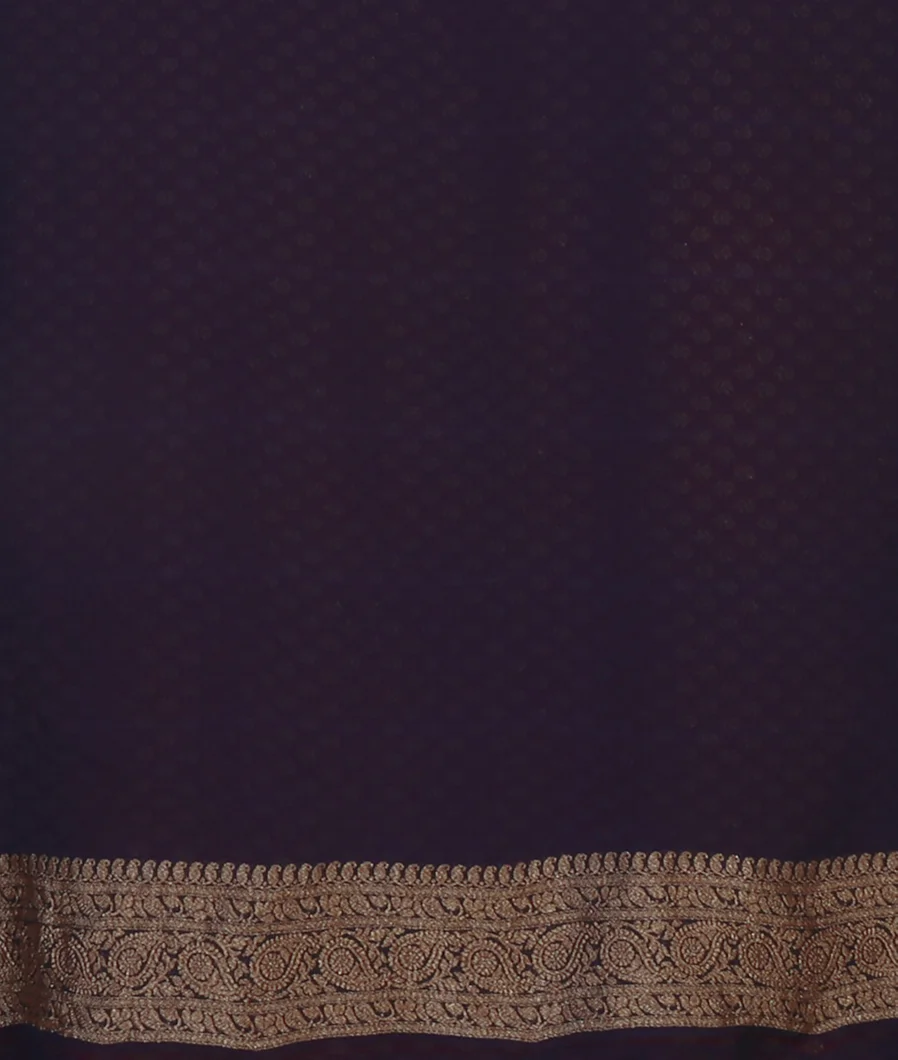 Red Banaras Georgette Silk Saree T4595403