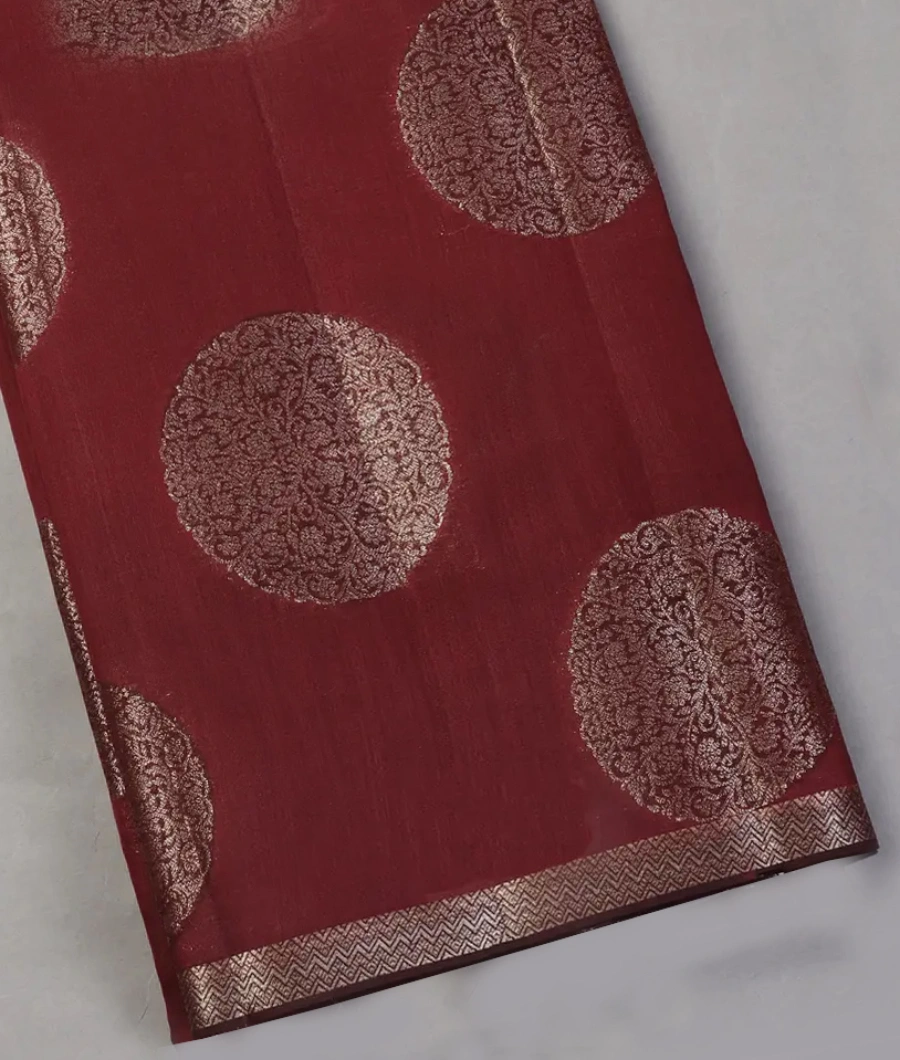 Maroon Chaniya Silk Saree T451662-image