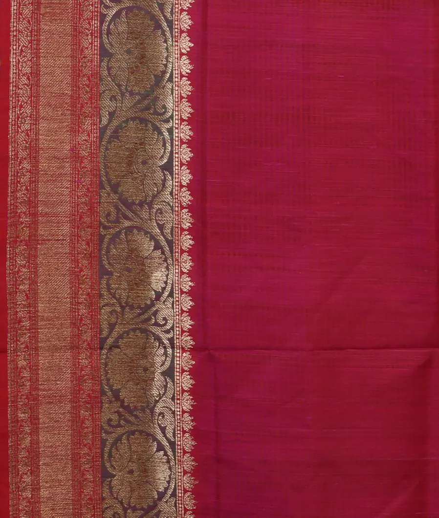 Purple Banaras Tussar Saree T4596523
