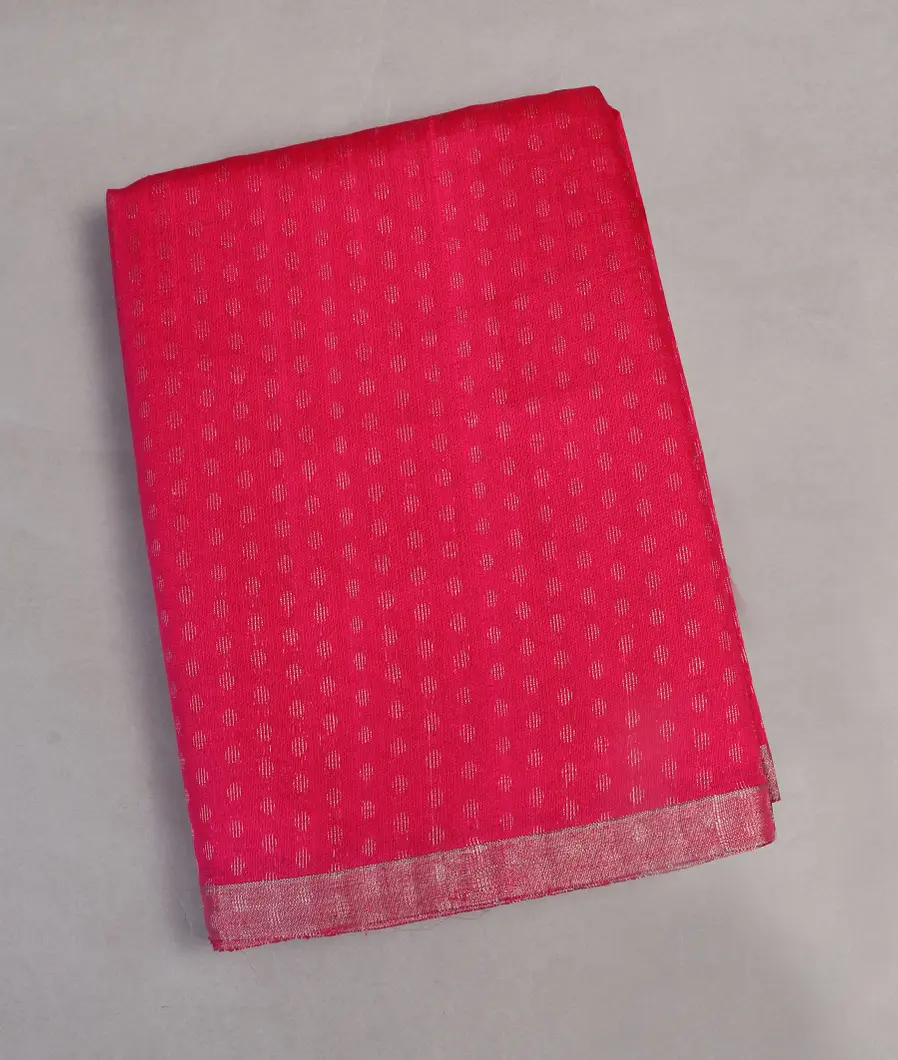 Magenta Woven Raw Silk Saree T426338-image