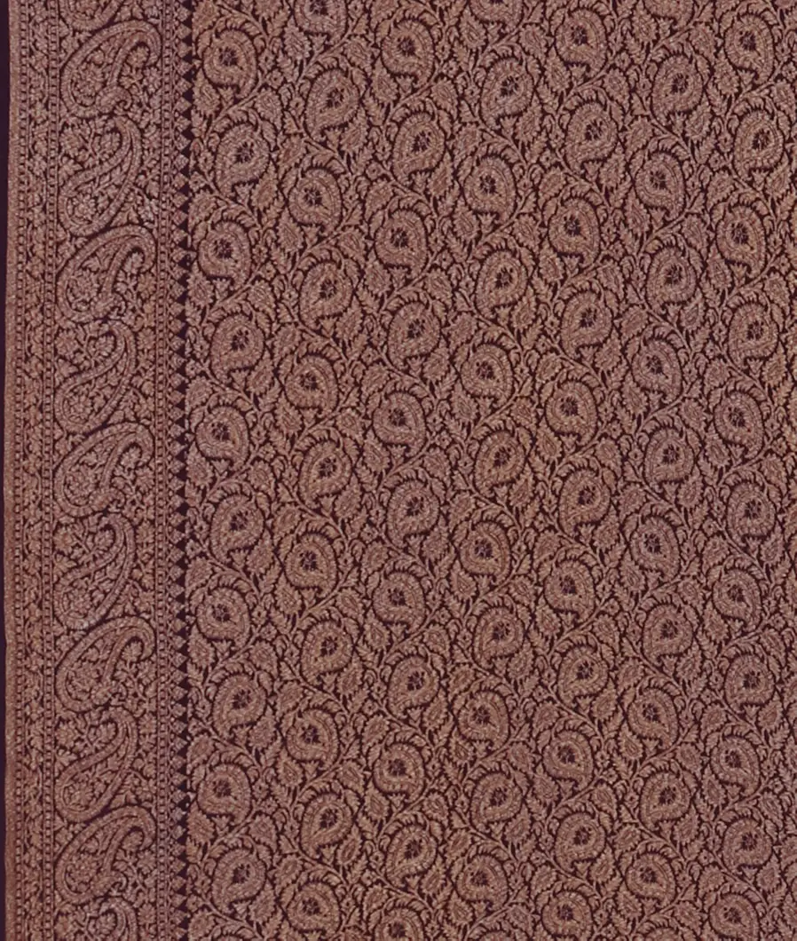 Purple Mysore Crepe Silk Saree T4580123