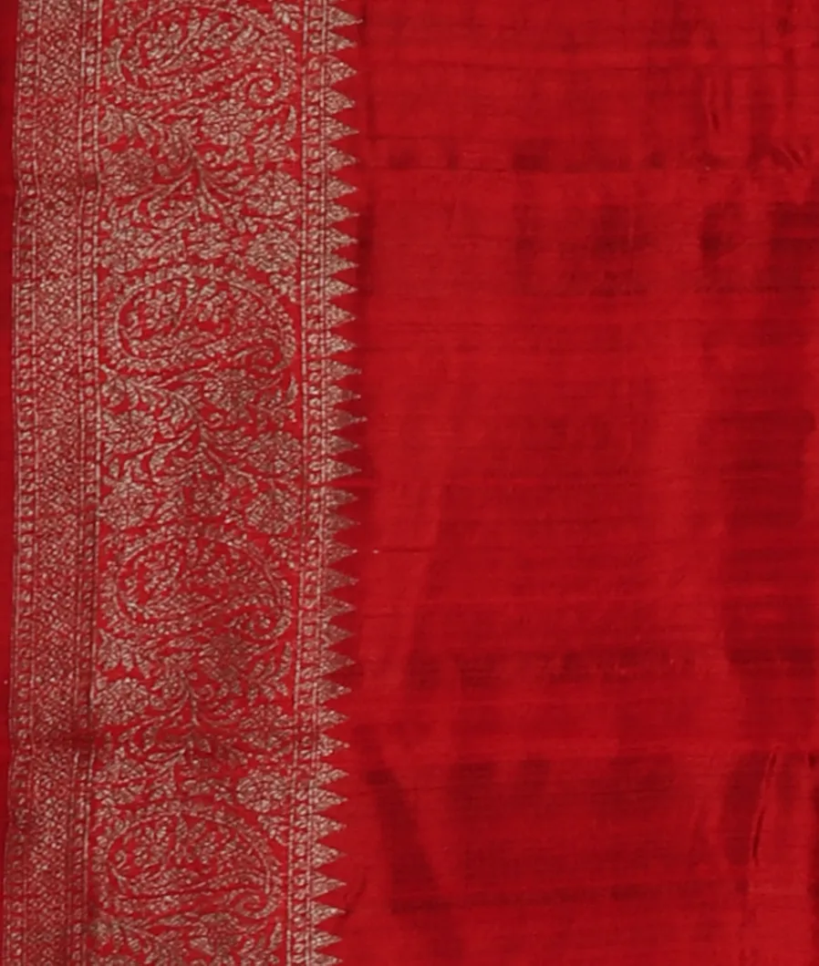 Green Banaras Tussar Saree T4579443