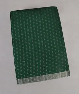 Green Woven Raw Silk Saree T4458011