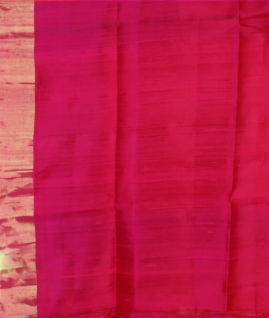 Pink Woven Raw Silk Saree T4578003