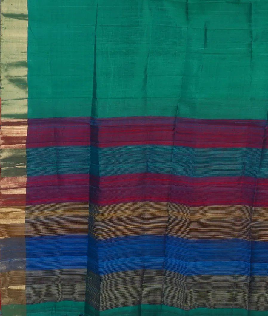 Light Green Woven Raw Silk Saree T4594434