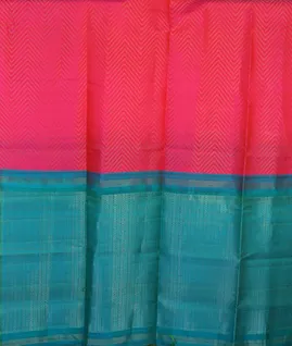 Pink Woven Raw Silk Saree T4577774