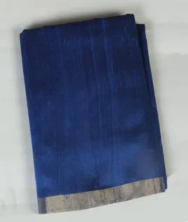 Blue Woven Raw Silk Saree T4578101