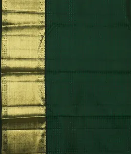 Green Handwoven Kanjivaram Silk Saree T3979233
