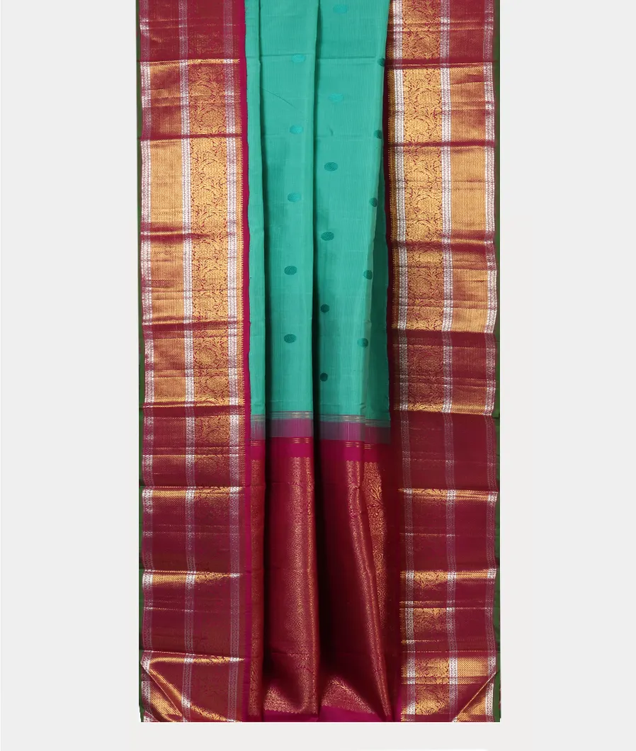 Blue Handwoven Kanjivaram Silk Saree T4372002