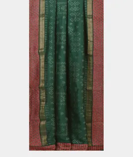 Green Tussar Embroidery Saree T3526942